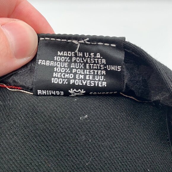 Cincinnati Reds MLB Black Red 59Fifty Fitted Hat Mens 7 3/8 No side NE Logo - Picture 6 of 6